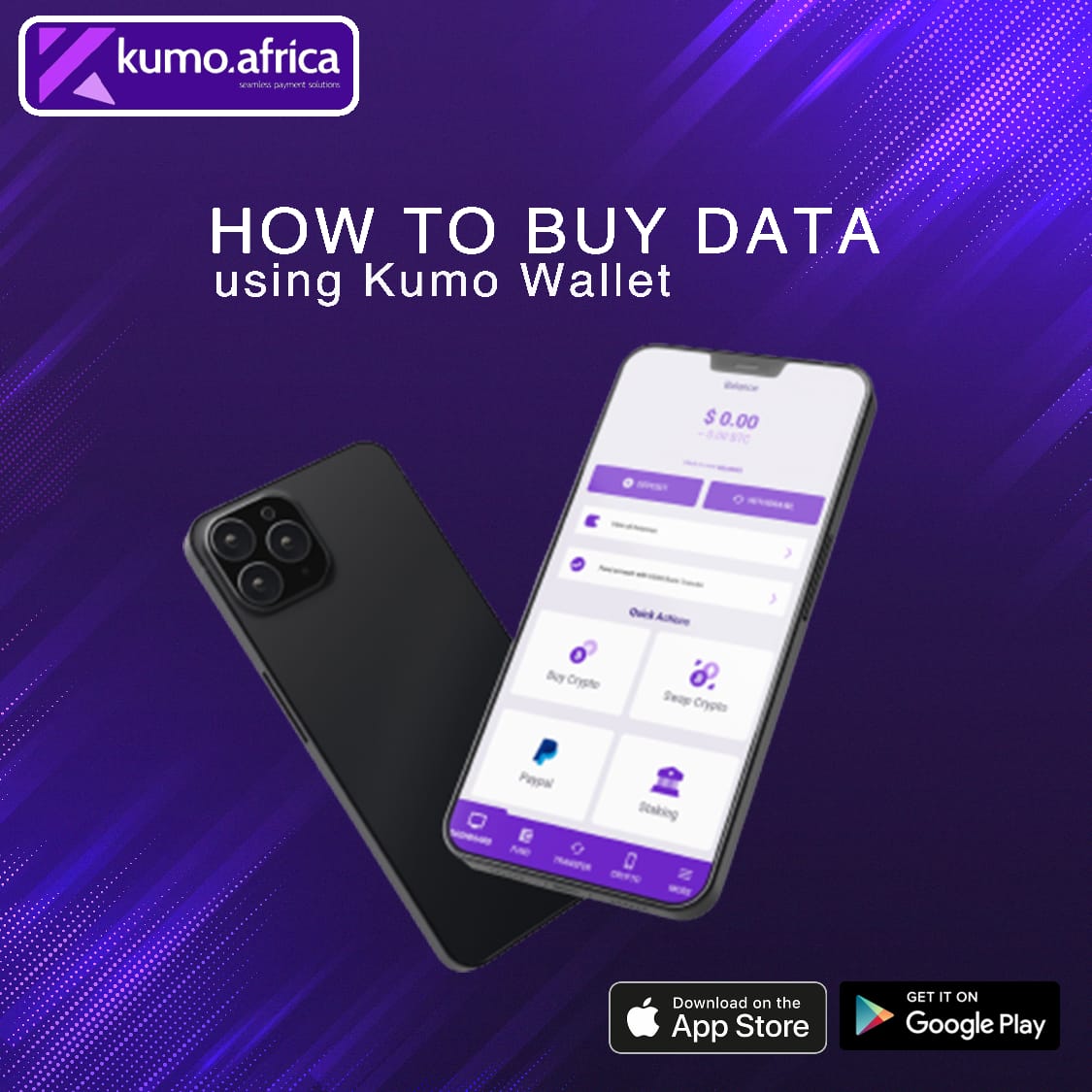 how to buy data on Kumo wallet